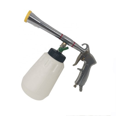 High Pressure Aluminum Alloy Car Washer Interior Blowing Foam Cleaning Gun With Brush Bearing