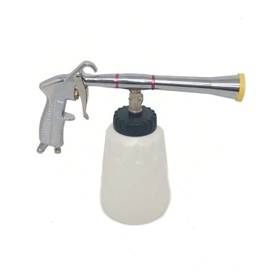 High Pressure Aluminum Alloy Car Washer Interior Blowing Dust Deep Cleaning Gun With Brush Bearing